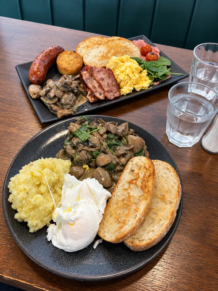 Breakfast plates at Hood Street Bistro